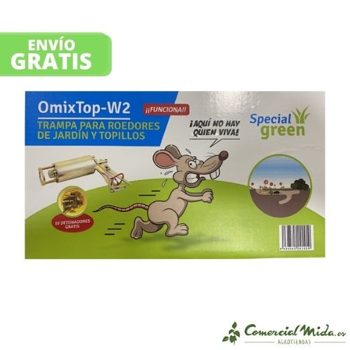 Trampa Con Cartucho OMIXTOP-W2 SPECIAL GREEN para y Topillos – Comercial Mida