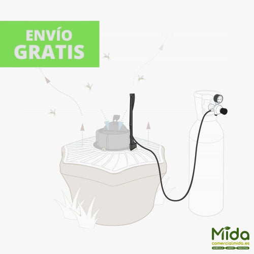 Instalación del Kit BIOGENTS Booster para BG-Mosquitaire Kit de potencia de CO2