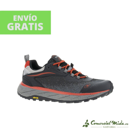 BESTARD SPEED WAVE II GRIS-ROJO Zapato Montañismo