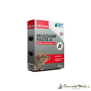 VISTAZO RÁPIDO MUSQUIM PASTA Raticida Cebo en Pasta 150gr