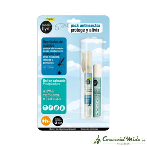 VISTAZO RÁPIDO FLOWER Pack Repelente + Calmante Mosquitos (Eficaz contra Mosquito Tigre)