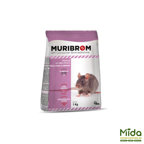 Quimunsa RATICIDA CEBO FRESCO Consumer Bromadiolona bolsa 1kg