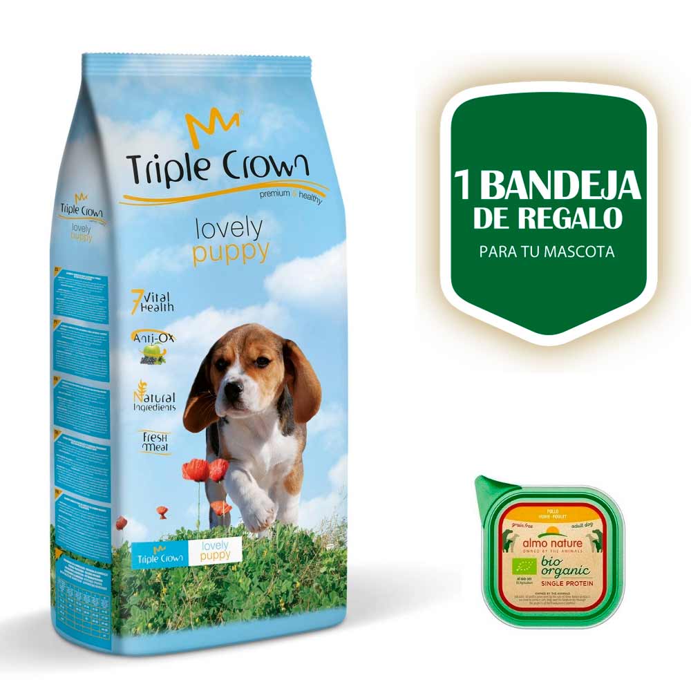     TRIPLE-CROWN-LOVELY-PUPPY-BANDEJA