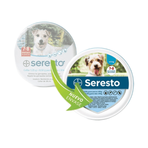 VISTAZO RÁPIDO Collar SERESTO BAYER para perros anti pulgas, garrapatas y piojos