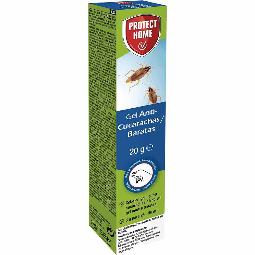 Gel insecticida profesional anticucarachas de la marca protect home