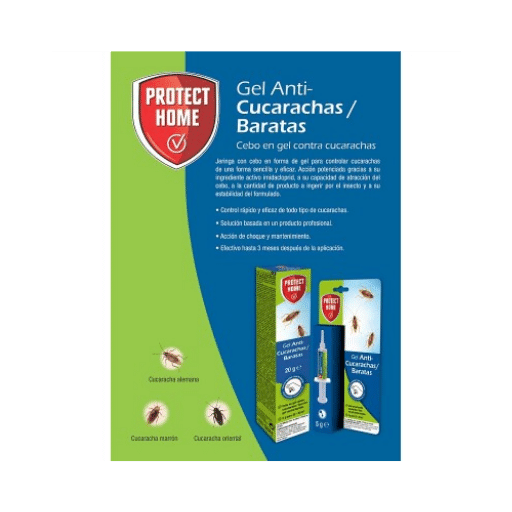 Gel anticucarachas protect home 