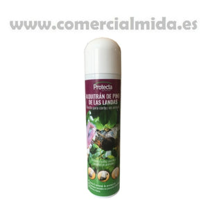VISTAZO RÁPIDO Alquitrán Pino Las Landas Spray para Cortes de Poda y Cuidado Pezuñas