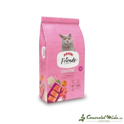 Arion Friends Cat Sensitive pienso para gatos 2Kg