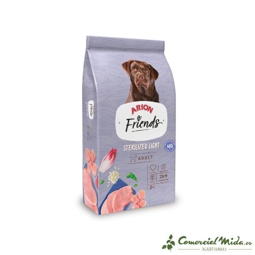 Pienso ARION Friends Sterilized Light para Perros