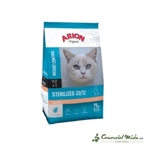 Pienso para gatos Original Sterilized 33/12 Salmón 2 Kg de Arion