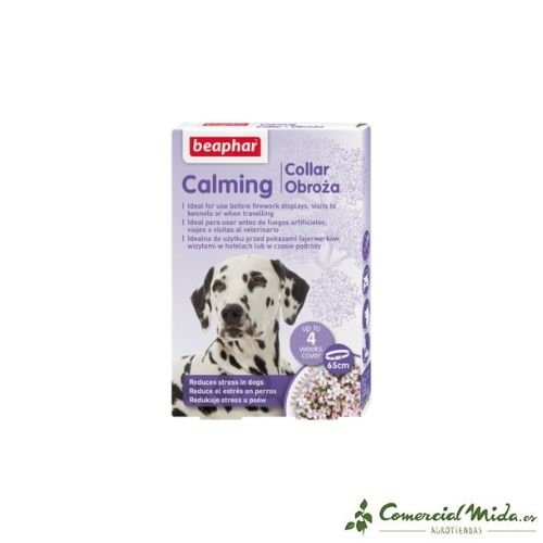 Collar Calmante Para Perros - 2 Unidades, 62 Cm, Feromonas, Ajustable, Impermeable, Para Perros Medianos/Grandes