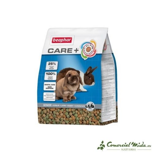 Alimento para conejos mayores Care + Conejo senior 1,5 Kg de Beaphar
