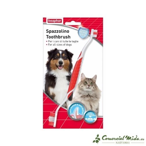 Cepillo dental para perros y gatos de Beaphar