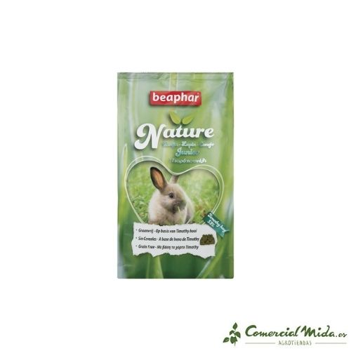 Alimento para conejo bebé Nature Conejo Junior 1,25 Kg de Beaphar