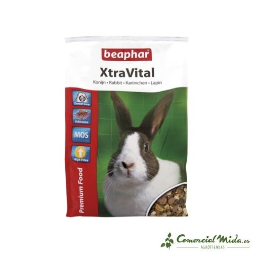 Comida para conejos Xtravital Conejos 2,5 Kg de Beaphar