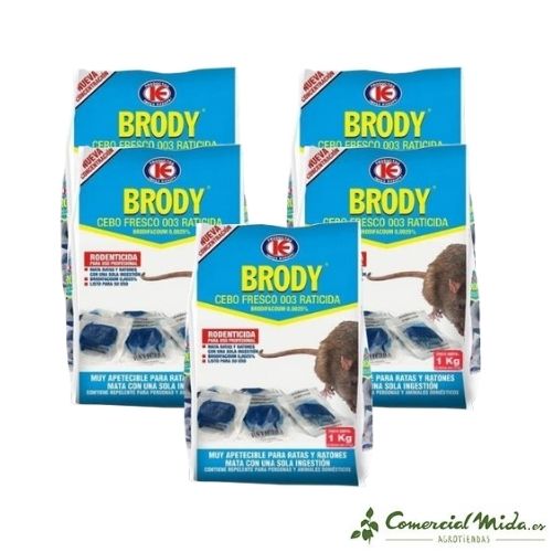 Brody Cebo Fresco 1 kg pack de 5 unidades