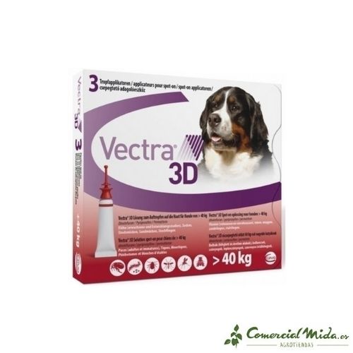 3 Pipetas Vectra 3D para perros gigantes de Ceva