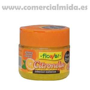 VISTAZO RÁPIDO Repelente CITRONELA GEL FLOWER 125g para mosquitos
