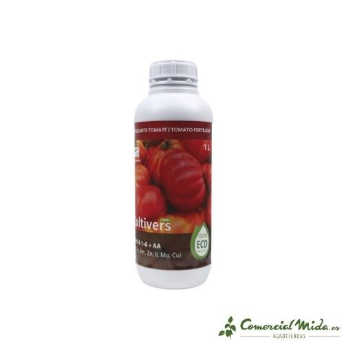 Abono Líquido Ecológico Para Fresas Y Frutos Rojos CULTIVERS 1L - NPK Con Aminoácidos, Potencia Color, Sabor Y Maduración