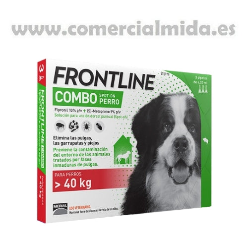 Frontline Combo Spot On Perros Gigantes 3 Pipetas
