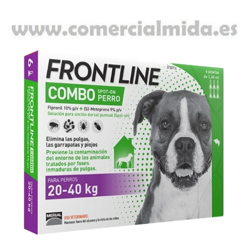 Frontline Combo Spot On Perros Grandes 6 Pipetas