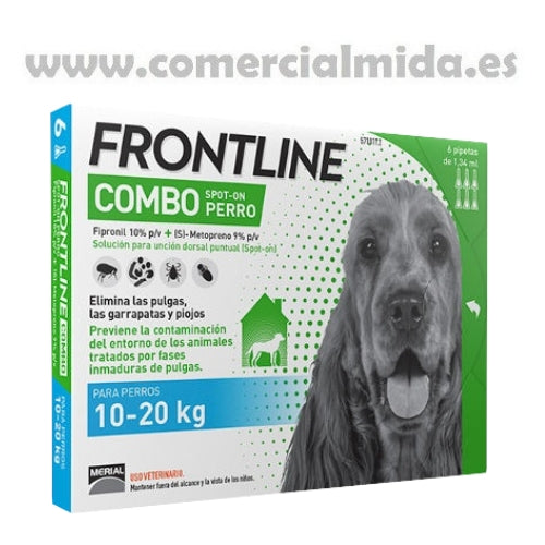 Frontline Combo Spot On Perros Medianos 3 Pipetas