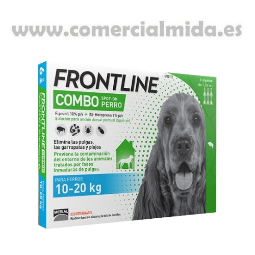 Frontline Combo Spot On Perros Medianos 6 Pipetas