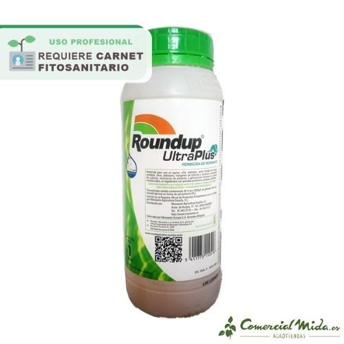 Herbicida total ROUNDUP ULTRA PLUS 1L concentrado