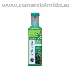 VISTAZO RÁPIDO Inductor CANABIUM COGOLLADOR 500ml de floración y maduración para plantas cannabis