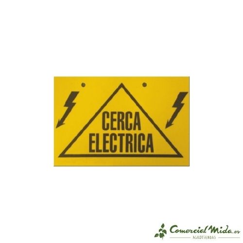 Placa de señalización Cerca Eléctrica de Insprovet