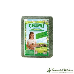 VISTAZO RÁPIDO Heno de Prado JRS CHIPSI Sunshine para Roedores