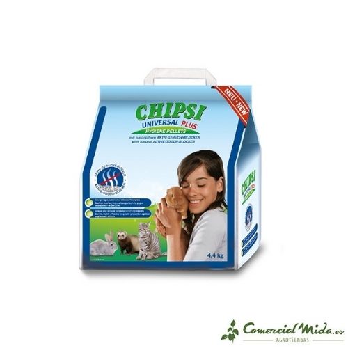 Lecho higiénico en forma de pellets Universal Plus 8 L de JRS Chipsi