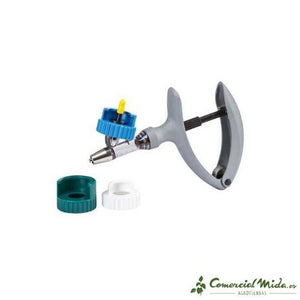 VISTAZO RÁPIDO KERBL Jeringa Vacunadora Henke Eco Matic con 3 Adaptadores