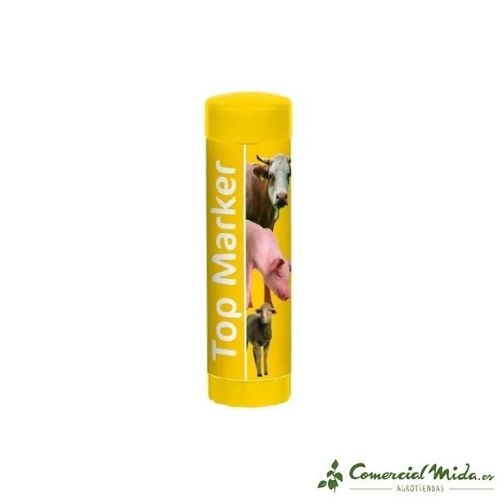 Lápiz marcador Top Marker Amarillo de Kerbl 60 ml