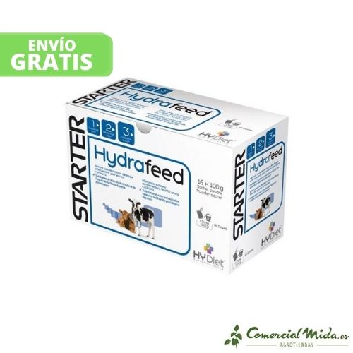 Suplemento nutricional Kersia Hydrafeed para terneros (16 sobres)