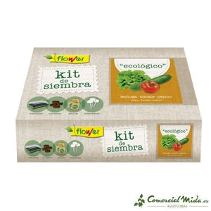 VISTAZO RÁPIDO FLOWER KIT SEMILLAS HORTALIZAS ECOLÓGICAS