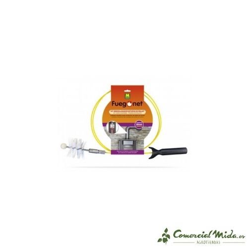 Kit Deshollinador para estufas de pellets (Tubo+Escobilla Desmontable)