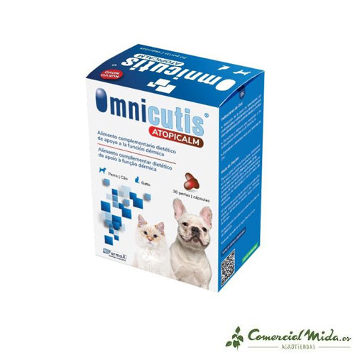 omnicutis atopicalm tratamiento piel perros y gatos