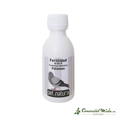 Suplemento vitamínico PetNatura fertilidad para palomas (125ml)