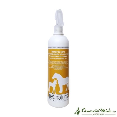 Spray acondicionador sin aclarado PetNatura para caballos (500ml)