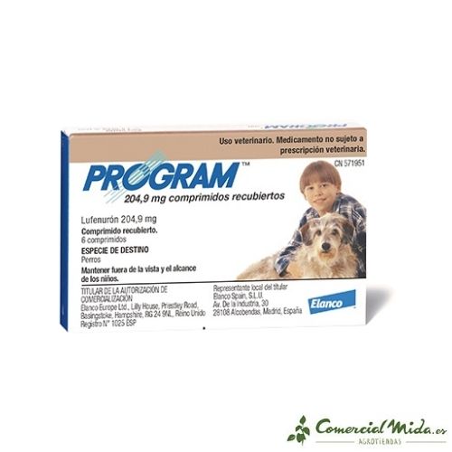 Program pastilla anti pulgas para perros medianos