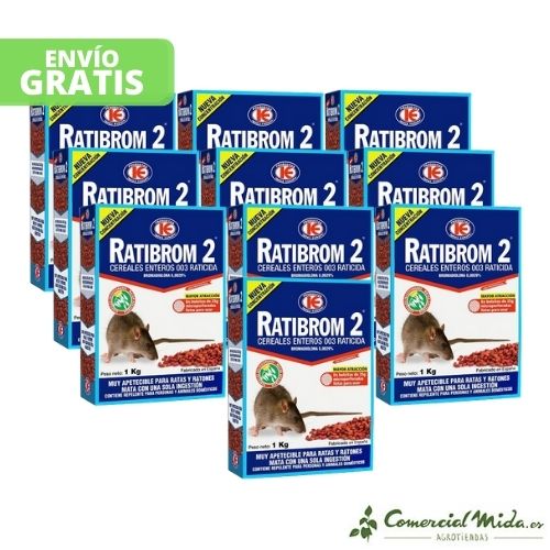 Cebo Cereal Ratibrom 2 1 kg pack de 10 unidades