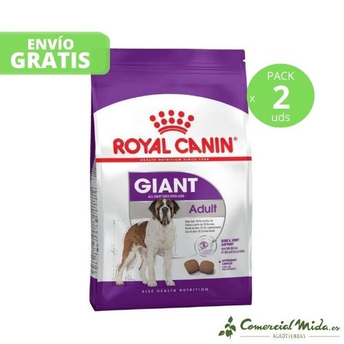  ROYAL CANIN GIANT ADULT pack de 2 unidades