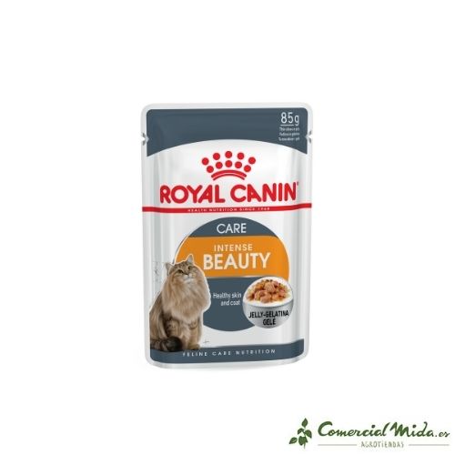 Sobre de gelatina Royal Canin Intense Beauty 85gr