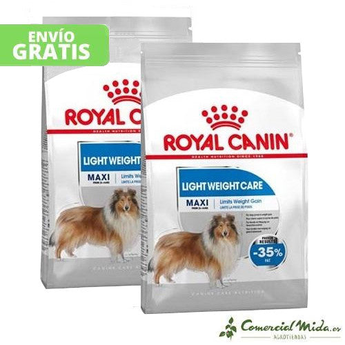 ROYAL CANIN MAXI LIGHT WEIGHT CARE pack de 2 unidades