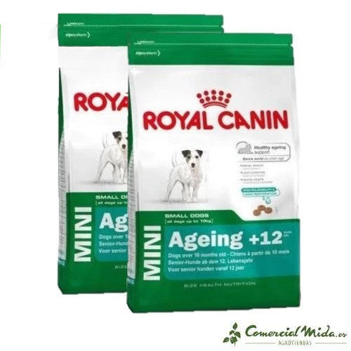 Pienso ROYAL CANIN MINI AGEING 12+ pack 2 unidades