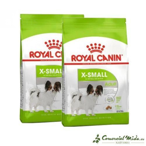 Royal Canin XSmall Adult para perros de razas pequeñas pack de 2 unidades