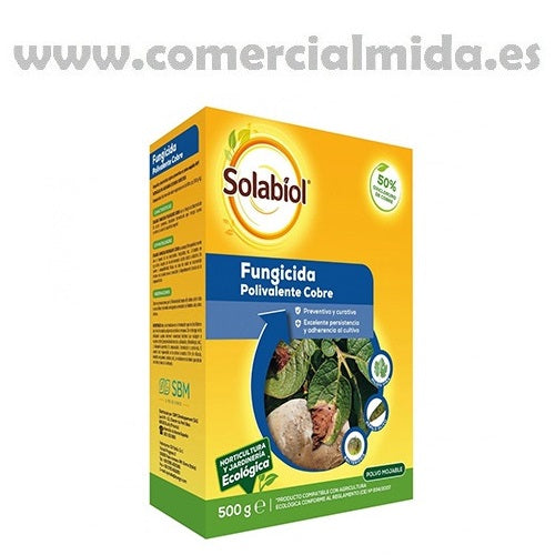 Fungicida polivalente cúprico SOLABIOL 500g