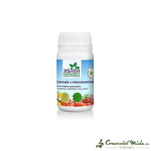 Corrector de carencias Anti-clorosis + Micronutrientes 250 ml de Seipasa Compact