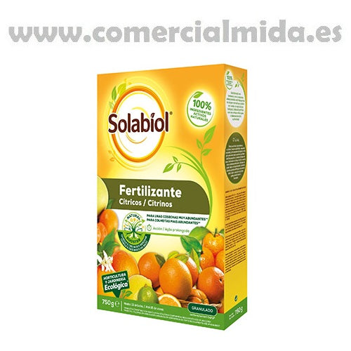 Fertilizante granulado para cítricos SOLABIOL 750g